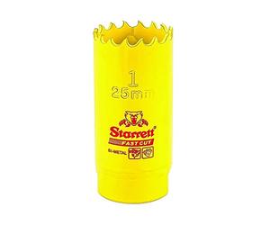 Starrett 63FCH025 Hole Saw (25 mm) - Yellow