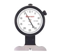 Starrett 643JZ 643 Series Dial Depth Gauge, Indicator Type, 0-0.125" Range, 0.0005" Graduation, With Case, 1 GRAD for first 2 1/2 REVS Accuracy