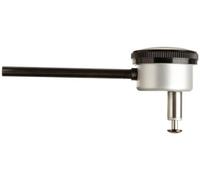 Starrett 651B5 Dial Indicator without Deep Hole Attachment, 0.375" Stem Dia., Back Plunger, White Dial, 0-50-0 Reading, 1.6875" Dial Dia., 0-0.2" Range, 0.001" Graduation