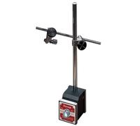 Starrett 657AA Magnetic Base Complete Set with Base, Upright Post, Rod, Attachment, and Two Snugs