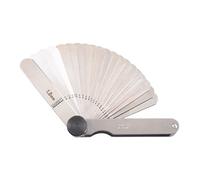 Starrett 66MA Thickness Gage Set with Tempered-Steel Leaves, 0.05-1.0 mm, 20 Leaves