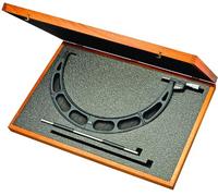 Starrett 733MEXFLZ-300 LCD Outside Micrometre, Friction Thimble, Lock Nut, Carbide Faces, 275-300mm Range, 0.001mm Graduation, +/-0.007mm Accuracy