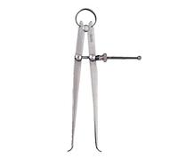 Starrett 73A-6 Solid Nut Inside Spring Calliper, Steel, Flat Leg, 0-6" Range