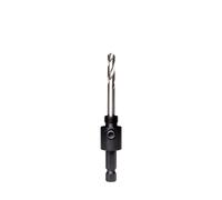 Starrett A1 Hole Saws Arbor - 14-30mm Screw Thread Hex Shank Arbor With 6.35mm High Speed Pilot Drill Bit - Quick Change Mandrel
