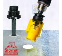 Starrett a19 oops pilot arbor for hole enlargements and correcting miscut holes