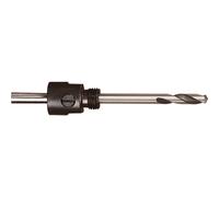 Starrett A4E Hole Saws Arbor - 32-159mm Hex Shank Arbor Screw Thread with 13mm Longer High-Speed Steel Pilot Drill - Quick Change Mandrel