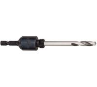 Starrett A4E Hole Saws Arbor - 32-159mm Hex Shank Arbor Screw Thread with 13mm Longer High-Speed Steel Pilot Drill - Quick Change Mandrel