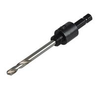 Starrett Arbor AY1391 A1E, 9mm hex shank, suits 14-30mm hole saws, 13mm HSS pilot