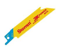 Starrett - B414-5 Bi-Metal Reciprocating Blade, Straight 100mm 14 TPI (Pack 5)