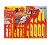 Starrett Bi-Metal & Carbide Grit Reciprocating Saw Blades Assortment Pack - KRB12-A - WOOD, METAL, MULTI-USE and HEAVY DUTY CUTTING (12 Blades)