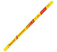 Starrett Bi-Metal Hacksaw Blades - BS1224 Unique Safe-Flex HSS Hand Saw 300mm 24 TPI Cutting Edge - For Non-ferrous Metals, Stainless Steel, Pipes, Plastics
