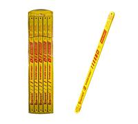 Starrett Bi-Metal Hacksaw Blades - KBS1224-50 Unique Safe-Flex HSS Hand Saw 300mm 24 TPI Cutting Edge - For Non-ferrous Metals, Stainless Steel, Pipes, Plastics - 50 Pack