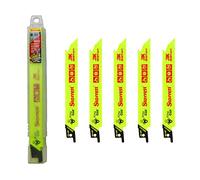 Starrett Bi-Metal King Cut Heavy Duty Reciprocating Saw Blade 150mm (6-inch) - Pack of 5