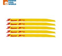 Starrett BT12610-5 Bi-Metal Reciprocating Blade, Tapered 300mm 6-10 TPI (Pack 5)
