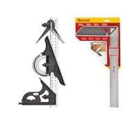 Starrett C435M-300 Combination Set and K53M-350-S Try Square Precision Measuring Kit