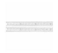 Starrett C635-500 Spring Tempered Steel Rule With Millimetre Graduations, 500mm Length, 29mm Width, 1.2mm Thickness