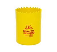 Starrett Deep Cut Hole Saw - DCH0134 Heavy Duty Bi-Metal with Extra Cobalt HSS Teeth - For Metals Wood Cast Iron Fibreglass Plastic Materials - 44mm