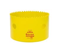 Starrett Deep Cut Hole Saw - DCH0358 Heavy Duty Bi-Metal with Extra Cobalt HSS Teeth - For Metals Wood Cast Iron Fibreglass Plastic Materials - 92mm