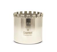Starrett Diamond Grit Hole Saw - D0178 Ceramic and Tile Drill Cutter - For Brick Glass Marble Slate Stone Porcelain - 48mm (1.7/8 inch)