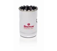 Starrett Diamond Grit Hole Saw - D2532 Ceramic & Tile Drill Cutter - For Brick Glass Marble Slate Stone Porcelain - 20mm (25/32-inch)