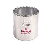 Starrett Diamond Grit Hole Saw - Effortless Cutting Through Tough Materials - 1-11/16"""" Diameter 1-5/8"""" Depth - KD1116-N