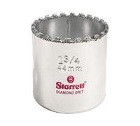 Starrett Diamond Grit Hole Saw - Ideal for Drilling Small Diameter Holes - 1-3/4"""" Diameter 1-5/8"""" Cutting Depth 5/8-18 Thread Size XA2 or XA10 A