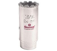 Starrett Diamond Grit Hole Saw - Ideal for Drilling Small Diameter Holes - 15/16"""" Diameter 1-5/8"""" Cutting Depth 1/2-20 Thread Size XA1 Arbor Si