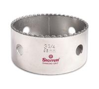 Starrett Diamond Grit Hole Saw - Ideal for Drilling Small Diameter Holes - 3-3/4"""" Diameter 1-5/8"""" Cutting Depth 5/8-18 Thread Size XA2/XA10 Arbo