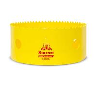 Starrett HSS Bi-Metal Hole Saw - FCH160M Fast Cut Extra Cobalt Hole Saw - For Stainless Mild Sheet Wood Plastic Various Materials - 160MM