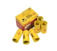 Starrett FCH0100-6 Fch0100-6 Fast Cut Bi-Metal Holesaw 25Mm Bulk Pack Of 6