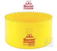 Starrett FCH0312 89mm 3.1/2 bimetal fast cut holesaw fastcut hole saw STRHS89AX