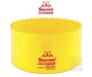 Starrett FCH0312 89mm 3.1/2 bimetal fast cut holesaw fastcut hole saw STRHS89AX