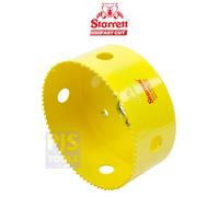 Starrett HSS Bi-Metal Fast Cut Hole Saw - 105mm - For Metal, Wood, Plastics