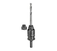 Starrett Hole Saws Arbor Kit - A6-4 Kwik-Change Arbor with HSS Drill Bit 8.75mm Hex Shank 9.75mm Chuck - Quick Change Mandrel