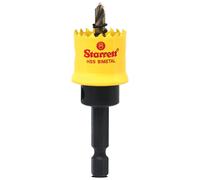 Starrett Holesaw HSS Cordless Smooth Cut CSC Bi-Metal 16-51 mm Choose Size