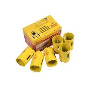 Starrett HSS Bi-Metal Fast Cut Hole Saw - 32mm - For Metal, Wood, Plastics - Pack of 6
