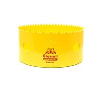 Starrett HSS Bi-Metal Hole Saw - FCH0358 Fast Cut Extra Cobalt Hole Saw - For Stainless Mild Sheet Wood Plastic Various Materials - 92mm