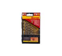Starrett HSS Drill Bit Set - 13 Piece HSS Drills KBK13 - For Steel, Cast Iron, Aluminium, Wood, Plastics
