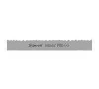 Starrett Intenss Pro-Die Band Saw Blade, Bimetal, Intenss Tooth, Raker Set, Positive Rake, 93" Length, 1/4" Width, 0.025" Thick, 10-14 TPI