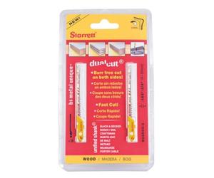 Starrett Jigsaw Blades Set - 2 Pack Dual Cut Blade for Wood Cutting - BU2DC-2