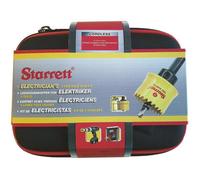 Starrett Kcs03001 Cordless Smooth Cut Bi-Metal Holesaw Kit, 3 Piece Strkcs03001