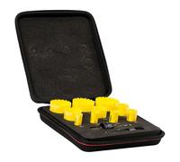 Starrett KDC10021 HSAW KIT ELEC Deluxe Electricians Hole Saw Kit (12-Piece)