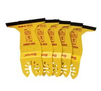 Starrett KSO-00B64-5 Kso-00B64-5 Flat-Sided Bi-Metal Oscillating Blade 40 X 64Mm X 18 Tpi Pack Of 5