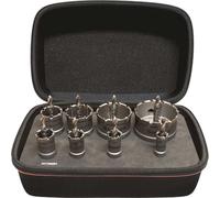 Starrett KTC08001 8 Piece Tungsten Carbide Tipped Deep Cut Hole Saw Set