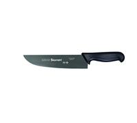 Starrett Professional Stainless Steel Chefs Kitchen Knives - Wide Straight Profile - 10-inch (250 mm) - Black Handle