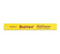Starrett RS1804-7 Redstripe Solid High Speed Steel Power Hacksaw Blade, 0.075" Thick, 4 TPI, 18" Length x 1-5/8" Width