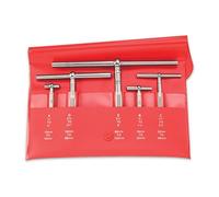 Starrett S229GZ Telescoping Gauge, 1/2-6" Range, Polycarbonate, Alloy Steel, 2-3/8 & 3-1/4" Handles