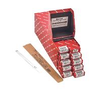 Starrett S667D Thickness Feeler Gage Assortment, 0.0015-0.015" Thickness, 108 Pieces