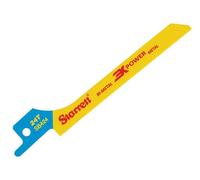 Starrett Reciprocating Saw Blade SB424-5 – 5pc 100mm 4" 24 TPI Bi-Metal Unified Shank