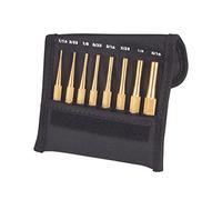 Starrett SB565Z Brass Drive Pin Punches Set, 8 Pieces